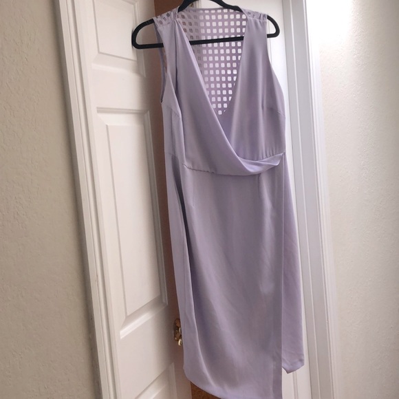 ASOS Wedding Drape Front with Lattice Back Dress - Picture 3 of 3